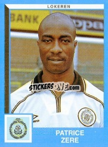 Figurina Patrice Zere - Football Belgium 1999-2000 n. 235 - Panini