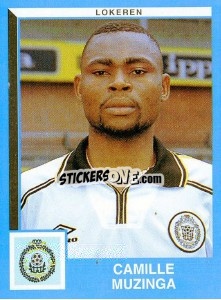 Sticker Camille Muzinga - Football Belgium 1999-2000 - Panini