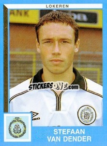 Sticker Stefaan Van Dender - Football Belgium 1999-2000 - Panini