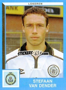 Cromo Stefaan Van Dender - Football Belgium 1999-2000 - Panini