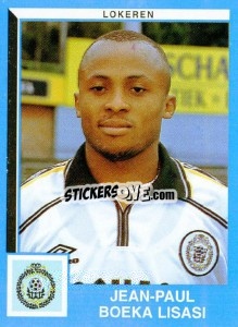 Sticker Jean-Paul Boeka Lisasi - Football Belgium 1999-2000 n. 246 - Panini