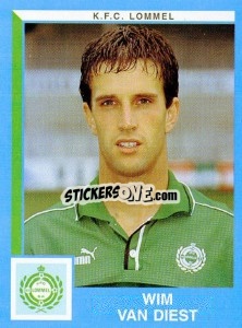 Sticker Wim Van Diest - Football Belgium 1999-2000 n. 255 - Panini