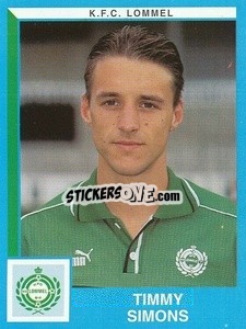 Cromo Timmy Simons - Football Belgium 1999-2000 - Panini