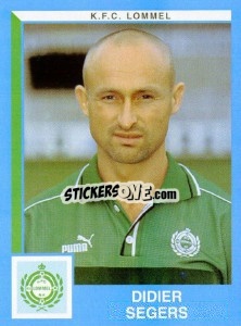 Sticker Didier Segers - Football Belgium 1999-2000 - Panini