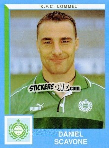 Sticker Daniel Scavone - Football Belgium 1999-2000 n. 259 - Panini