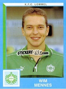 Sticker Wim Mennes - Football Belgium 1999-2000 - Panini