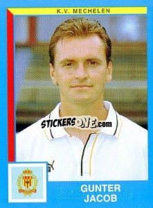 Sticker Gunter Jacob - Football Belgium 1999-2000 - Panini
