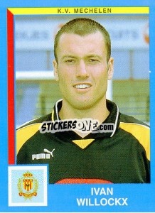 Sticker Ivan Willockx - Football Belgium 1999-2000 - Panini