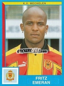Sticker Fritz Emeran - Football Belgium 1999-2000 - Panini