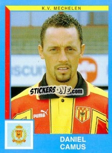 Sticker Daniel Camus - Football Belgium 1999-2000 - Panini