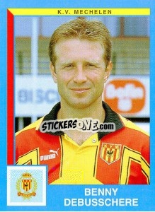 Sticker Benny Debusschere - Football Belgium 1999-2000 - Panini