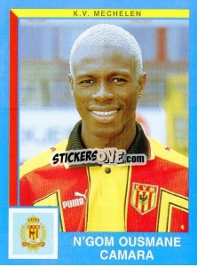 Figurina N'Gom Ousmane Camara - Football Belgium 1999-2000 - Panini