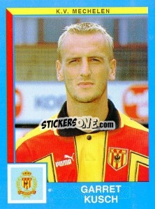 Sticker Garret Kusch - Football Belgium 1999-2000 - Panini