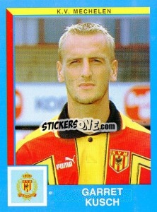 Figurina Garret Kusch - Football Belgium 1999-2000 - Panini