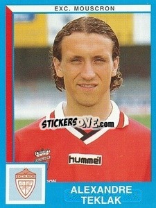 Sticker Alexandre Teklak - Football Belgium 1999-2000 - Panini