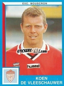 Sticker Koen De Vleeschauwer - Football Belgium 1999-2000 - Panini