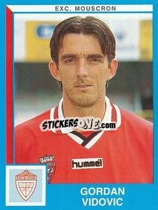 Figurina Gordan Vidovic - Football Belgium 1999-2000 - Panini