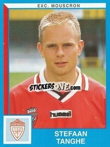 Sticker Stefaan Tanghe - Football Belgium 1999-2000 - Panini