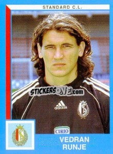 Sticker Vedran Runje - Football Belgium 1999-2000 - Panini