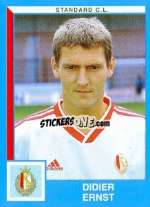 Sticker Didier Ernst - Football Belgium 1999-2000 - Panini