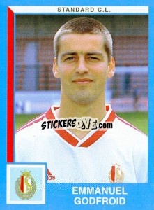 Sticker Emmanuel Godfroid - Football Belgium 1999-2000 - Panini