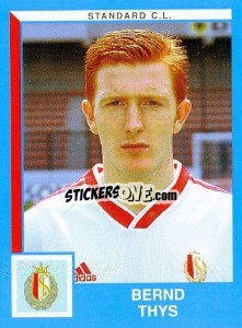 Sticker Bernd Thys - Football Belgium 1999-2000 n. 322 - Panini