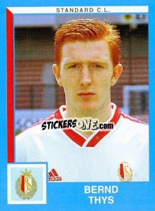 Figurina Bernd Thys - Football Belgium 1999-2000 - Panini