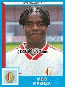 Sticker Mbo Mpenza - Football Belgium 1999-2000 - Panini