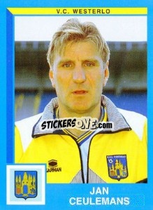 Sticker Jan Ceulemans - Football Belgium 1999-2000 n. 348 - Panini