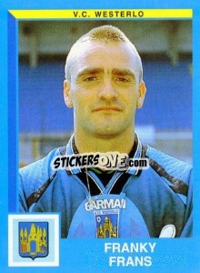 Sticker Franky Frans - Football Belgium 1999-2000 n. 351 - Panini