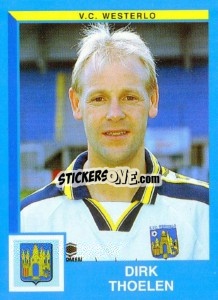 Sticker Dirk Thoelen - Football Belgium 1999-2000 n. 353 - Panini