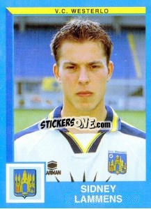 Sticker Sidney Lammens - Football Belgium 1999-2000 n. 359 - Panini