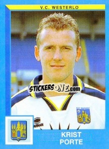 Cromo Krist Porte - Football Belgium 1999-2000 n. 360 - Panini