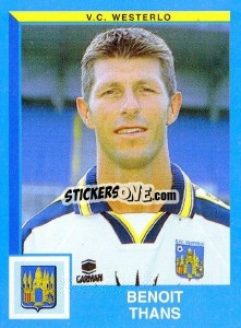 Sticker Benoit Thans - Football Belgium 1999-2000 - Panini