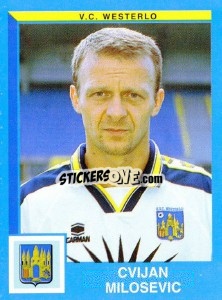 Sticker Cvijan Milosevic - Football Belgium 1999-2000 - Panini