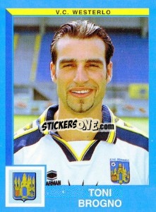 Sticker Tony Brogno - Football Belgium 1999-2000 - Panini