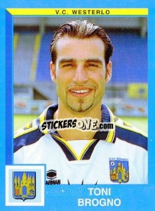 Sticker Tony Brogno - Football Belgium 1999-2000 n. 364 - Panini