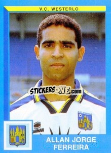 Sticker Allan Jorge Gerreira - Football Belgium 1999-2000 n. 365 - Panini