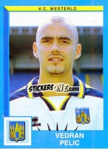 Sticker Vedran Pelic - Football Belgium 1999-2000 - Panini