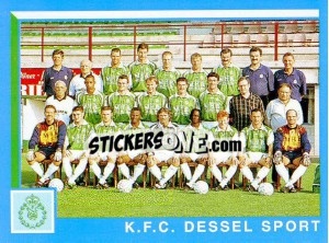 Figurina Team - Football Belgium 1999-2000 n. 373 - Panini