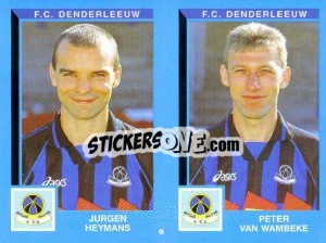 Cromo Jurgen Heymans / Peter Van Wambeke