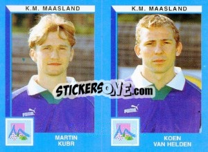 Figurina Martin Kubr / Koen Van Helden - Football Belgium 1999-2000 - Panini