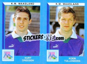 Figurina Kurt Dreesen / Koen Tulleneers - Football Belgium 1999-2000 - Panini