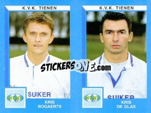 Figurina Kris Bogaerts / Kris De Glas - Football Belgium 1999-2000 - Panini