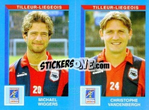 Cromo Michael Wiggers / Christophe Vandenbergh