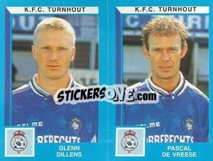 Sticker Glenn Dillens / Pascal De Vreese - Football Belgium 1999-2000 n. 495 - Panini