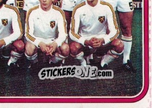 Figurina Team Belgium - Football Belgium 1978-1979 - Panini