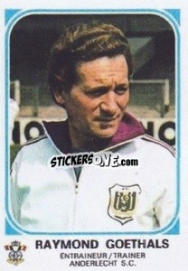 Sticker Raymond Goethals - Football Belgium 1976-1977 - Panini