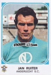Cromo Jan Ruiter - Football Belgium 1976-1977 - Panini