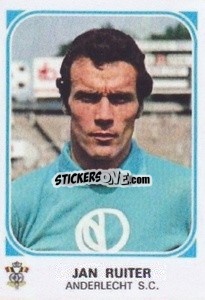 Cromo Jan Ruiter - Football Belgium 1976-1977 n. 19 - Panini